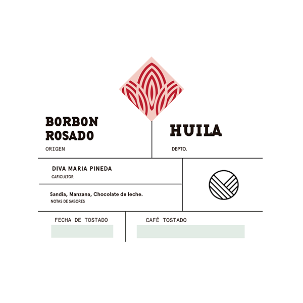 Bourbon Rosado 250 gr - Vereda Central