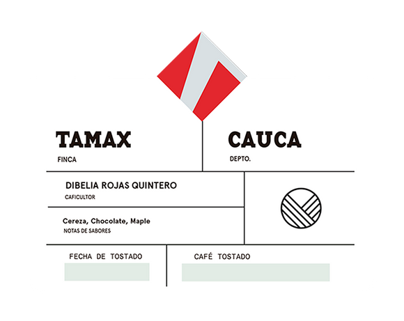 Tamax  - Cauca 250 gr - Vereda Central