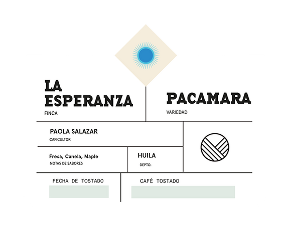 La Esperanza. Pacamara - Café de Origen - Vereda Central